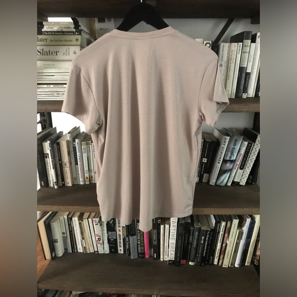 NWOT H&M Move Neutral Taupe Soft Viscose Crew Neck Tee S - Picture 8 of 12